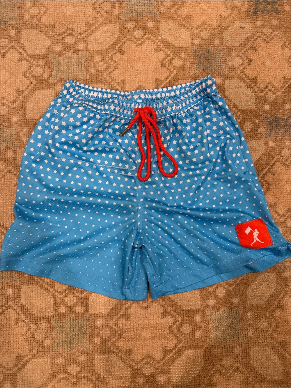Blue Star Print  Baseballism shorts